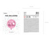 Picture of FOIL BALLOON OMBRE BALL LIGHT PINK 18 INCH